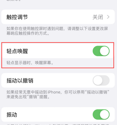 连平苹果售后服务分享iPhone轻点唤醒功能屏幕无反应